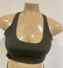 Load image into Gallery viewer, Olive Green Sports Bra
