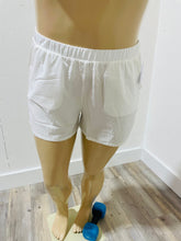 Load image into Gallery viewer, Off White CRINKLE WOVEN SHORTS
