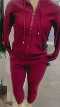 Load and play video in Gallery viewer, Burgundy Tracksuit
